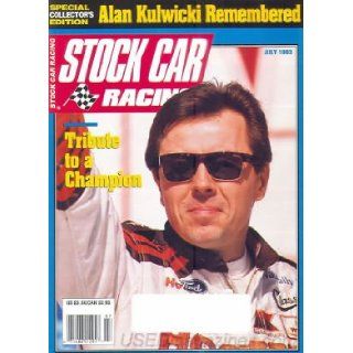 Stock Car Racing Magazine   Alan Kulwicki Remembered   Special Collector's Edition (July, 1993) Books