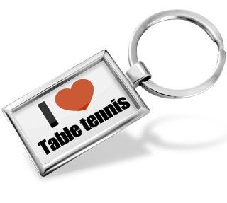 Keychain "I Love Table tennis"   Hand Made, Key chain ring  Key Tags And Chains 