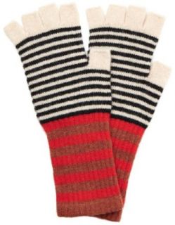 Accessorize Womens Thinsulate Stripe Wool Long Cut Off Gloves Size One Size Multi Cold Weather Gloves
