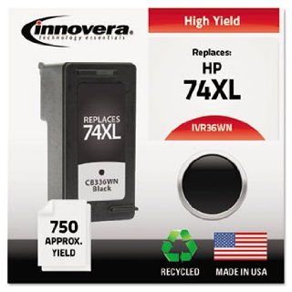 Innovera 36WN Compatible, Remanufactured, CB336WN (74XL) Ink, 750 Page Yield, Black Electronics