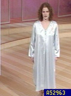 Eve Stillman Brushed Back Satin Nightshirt —