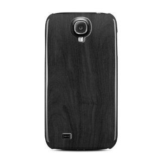 Black Woodgrain Design Clip on Hard Case Cover for Samsung Galaxy S4 GT i9500 SGH i337 Cell Phone Cell Phones & Accessories