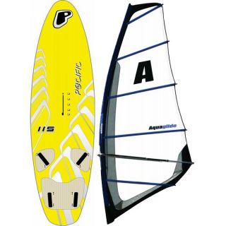 Pacific Free Force Windsurf Board 115 w/ 6.3 Aquaglide Impact Rig