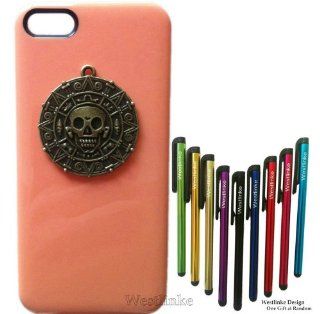 Shapotkina Fashion Punk Style Mobile Phone Cover for Iphone 4/4s DIY Cell Phone Case with Aztec Ornament for Pirates of the Caribbean Cell Phones & Accessories