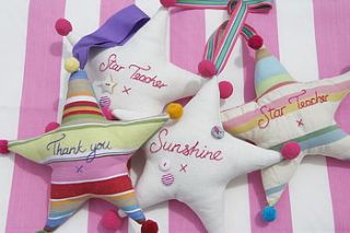 personalised sunshine star by coco cuscino