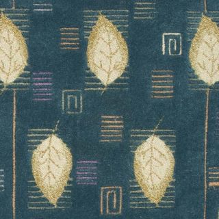 Handmade Foliage Blue Wool Runner (2'6 x 10') Safavieh Runner Rugs