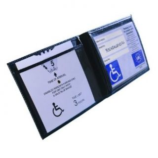 Disabled Parking Permit Holder, Visortag, for Handicapped & Disabled Parking Tag or Placard. Clothing