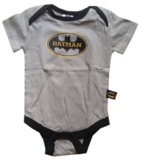 BATMAN   Logo #1   Officially Licensed Grey Baby Onesie   size 3 6 Months Clothing