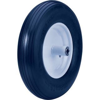 Marathon Tires Flat-Free Wheelbarrow Tire — 3/4in. Bore, 4.80/4.00-8in.  Flat Free Wheelbarrow Wheels