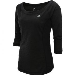 Adidas Ultimate Twist Slub Cover Up 3/4 Sleeve Top Athletic Shirts Clothing