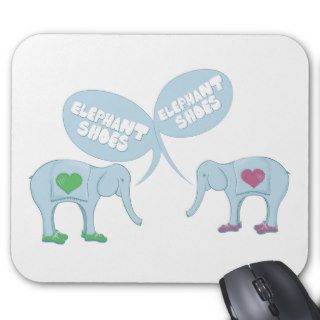 Elephant Shoes Mousepads