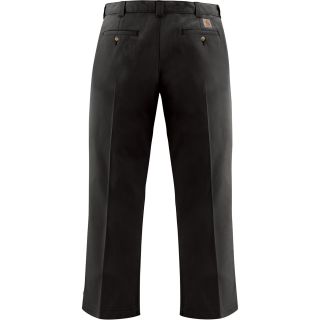 Carhartt Twill Work Pant — Black, 44in. Waist x 32in. Inseam, Regular Style, Model# B290  Pants