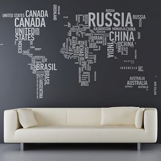 a different world wall sticker by sunny side up