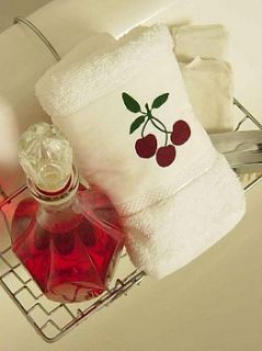 cherry guest towel by capewest