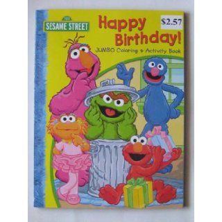 Sesame Street Happy Birthday Jumbo Coloring & Activity Book Sesame Workshop  Children's Books