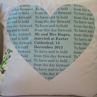 personalised secret message cushion by seahorse