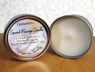 3 in 1 Scented Massage Oil Candle   Vanilla Health & Personal Care