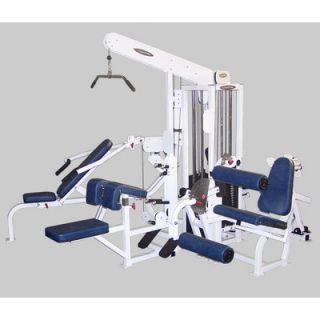 Quantum Fitness Multi Station Commercial 4 Stack Home Gym Set