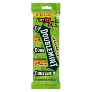Wrigleys Doublemint Gum 3 Packs 15 pc