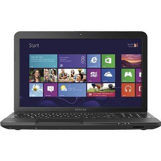 Toshiba C855D S5103 Laptop Computer / 15.6 inch Display Screen / AMD E 300 Dual core 1.3GHz Processor / 4GB DDR3 SDRAM / 320GB Hard Drive / Double layer DVD�RW/CD RW / Webcam / 6 cell Battery / Windows 8 / Satin Black  Computers & Accessories
