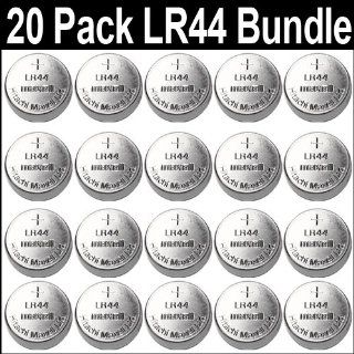 Maxell LR44 AG13 A76 357 Alkaline Button Cell Battery 20 Pack Health & Personal Care