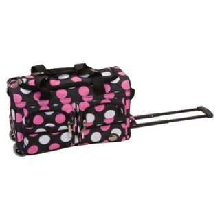 Rockland 22 Rolling Duffle Bag   New Multi Pink