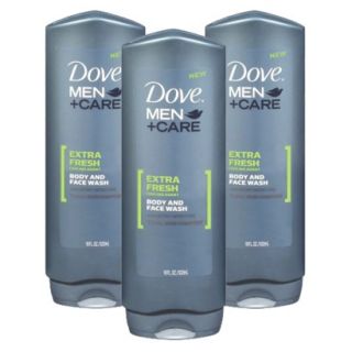 Dove Men Extra Fresh Body Wash Set   3 Pack