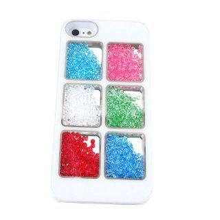 iPhone 5 Case Cover Square Bead Box, White Cell Phones & Accessories