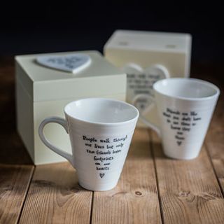 porcelain mug in gift box by hollyanna