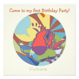 Honey Pie   Future (Boy)  Party invitation card