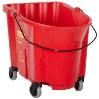 Rubbermaid Commercial FG757088RED WaveBrake Bucket, 35 Quart Capacity, Red