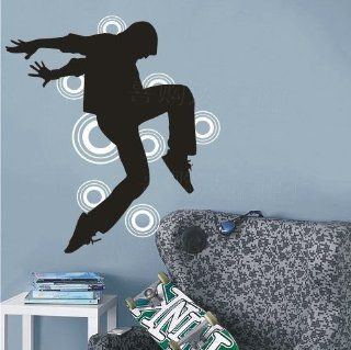 Hip hop Dancers Man Boy Unique Art Stickers Decals Tv Set Decal Wall Sticker Vinyl Wall Decor Living Room Bed Room 364   Other Products  
