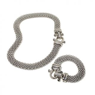 Emma Skye Jewelry Designs Popcorn 19" Necklace and Bracelet Set