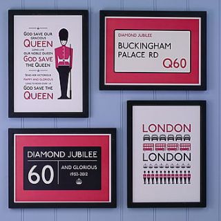 diamond jubilee framed print by the contemporary home