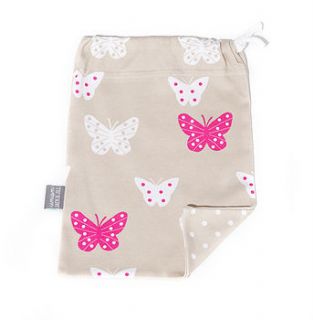 butterfly changing pouch by union jack and jill