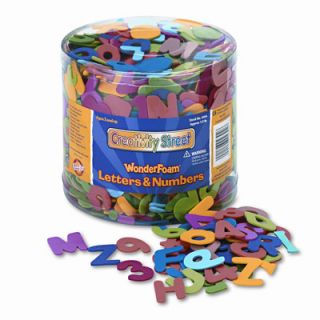 CREATIVITY STREET Wonderfoam Letters and Numbers, 1/2 Lb. Tub, Approx