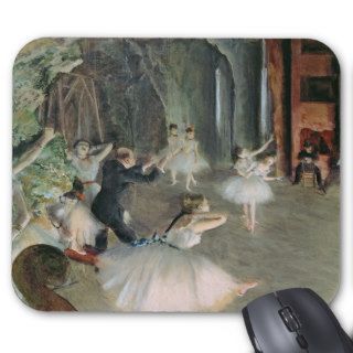 The Rehearsal of the Ballet on Stage, c.1878 79 Mouse Pad