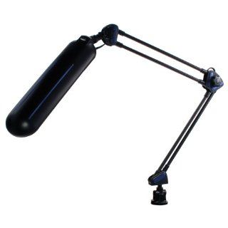 Ledu L359BK Swing arm fluorescent adjustable clamp on task lamp, 28 reach, black