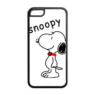 Snoopy   Cartoon Waterproof Plastic and TPU case for iphone 5c, Back cover Cell Phones & Accessories
