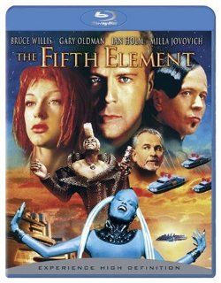 The Fifth Element (Remastered) [Blu ray] Bruce Willis, Gary Oldman, Ian Holm, Milla Jovovich, Chris Tucker, Luc Besson Movies & TV