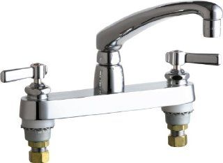 Chicago Faucets 1100 369ABCP Sink Faucet   Touch On Kitchen Sink Faucets  