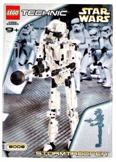 Lego Year 2001 Technic Star Wars Series Set # 8008   STORMTROOPER with Blaster Pistol and 1 Projectile Plus Instruction Manual (Total Pieces  361) Toys & Games
