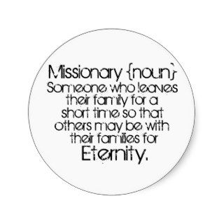 Missionaries Eternity Stickers