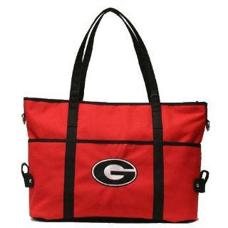 University of Georgia Bulldogs Polyester Tote Bag Embroidered logo 15"x11.5"x5"   Reusable Grocery Bags