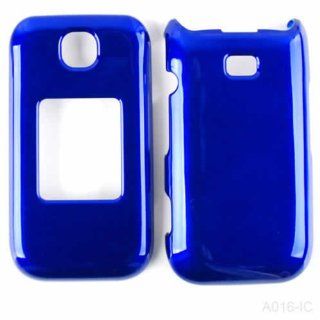 Generic Shiny Hard Cover Case for Samsung M370 (Blue) Cell Phones & Accessories
