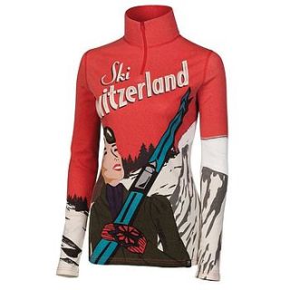 women's switzerland print base layer by mayfair & fifth