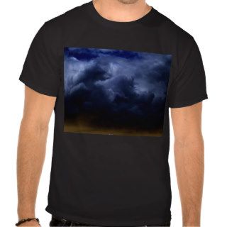 Luminous Dark Blue Cumulus Storm Clouds by KLM T Shirt
