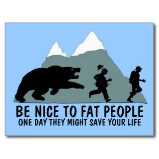 Funny fat kid post cards