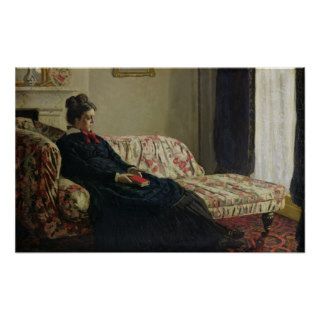Meditation, or Madame Monet on the Sofa, c.1871 Print