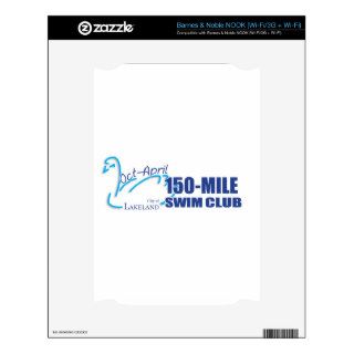 150 Mile Swim Club shirt Decals For The NOOK